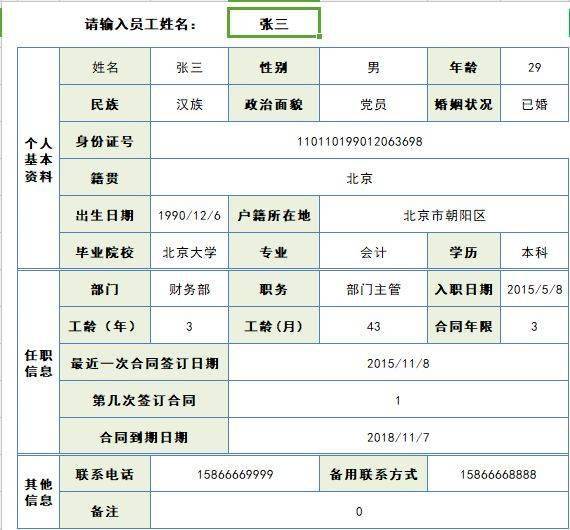 公司员工档案用途?