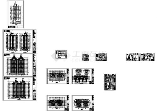 商业楼建筑结构毕业设计CAD图 含计算书,下车库基坑支护施工方案