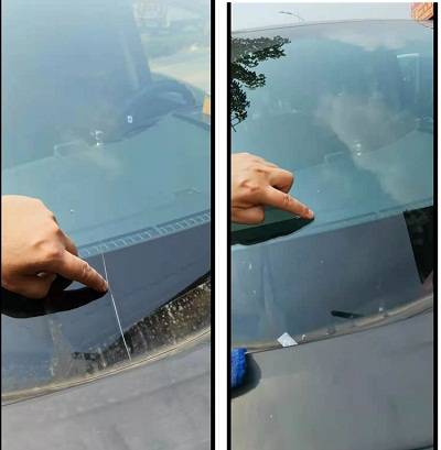汽车玻璃维修教程 车玻璃修复技术
