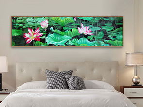 手绘荷花装饰画床头画图片设计素材 高清模板下载 95.97MB 植物花卉装饰画大全 