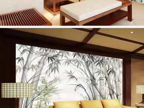 新中式精美国画竹子背景墙壁画图片设计素材 高清模板下载 45.47MB 现代简约电视背景墙大全 