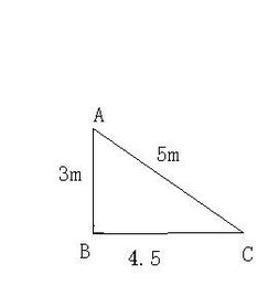 直角三角形求斜边夹角多少度 