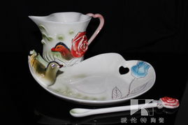 新款上市 鸳鸯戏水咖啡杯 创意杯子 生日 婚庆套装陶瓷杯子 