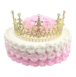宣威网上花店 商品内容 皇冠生日蛋糕抖音创意定制女王女儿 