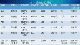 拆分盘有哪些？除了SMI，MBI，还有其它做得好，值得投资的吗