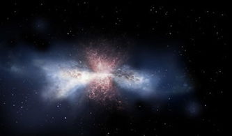 天文异象 猛烈的星系合并能够更好的 激活 超大质量黑洞 