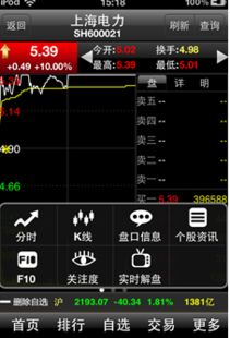 如何调出大智慧软件和同花顺软件5五分钟涨跌榜