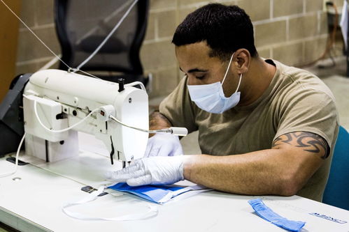 美国陆军特种部队开始生产医用口罩 