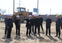 副市长武军视察新区重点项目建设工作