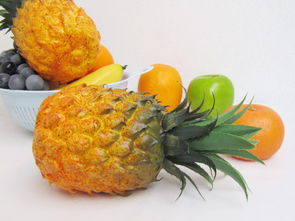 写生水果拍摄摆设 手感高仿真假塑料蔬菜瓜水果 果盘装饰菠萝个