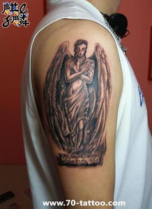 天使纹身图案 