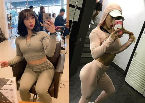 韩国女教练,哈克深蹲260公斤,一身肌肉却身材凹凸