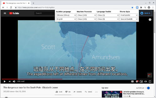 如何让Youtube视频支持双语字幕