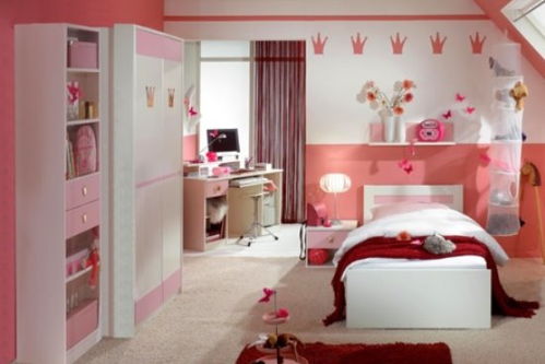 16个粉色卧室设计 粉嫩小女孩闺房