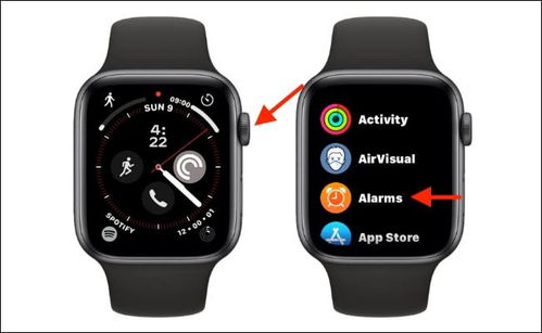苹果手表如何设置闹钟，苹果怎么唤醒手表闹钟提醒