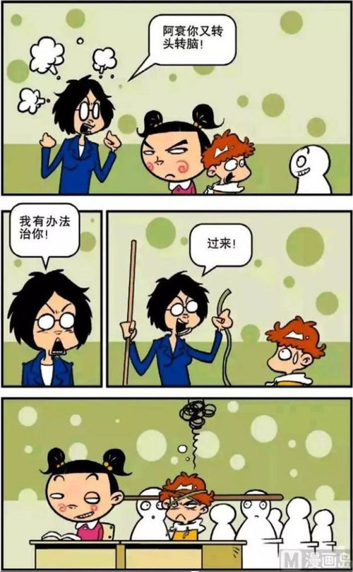 阿衰漫画,小衰考试忘记写试卷反面,辛苦全白费了