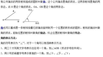 七年级上册数学所有知识点