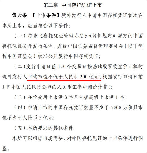 上交所就 沪伦通 征求意见 境外企业市值不低于200亿元