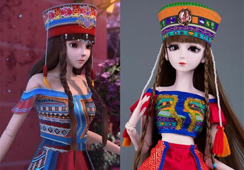 叶罗丽现实版的娃娃形象,齐娜头发变长了,白光莹和曼多拉变美了