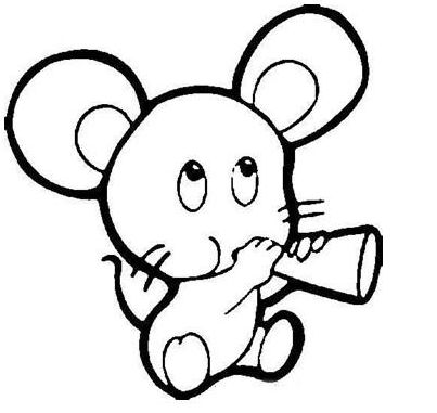 小老鼠简笔画 小老鼠学魔法