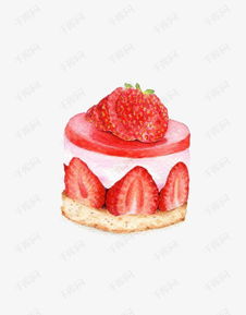 草莓蛋糕素材图片免费下载 高清装饰图案png 千库网 图片编号3191331 