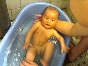 爸爸给我洗澡