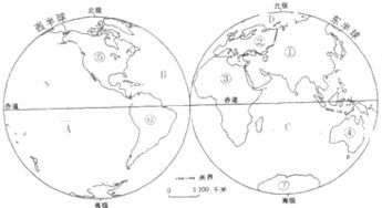 读 大洲和大洋分布图 回答下列问题 1 四大洋中,面积最大的是 ,面积最小的是 填代号 