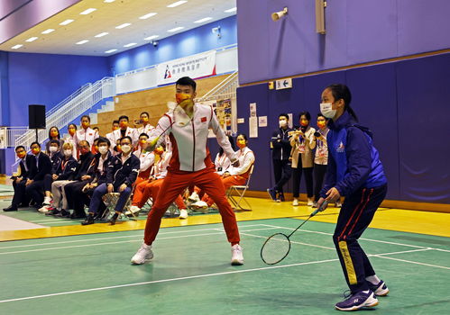 内地奥运健儿访港代表团在香港体院交流