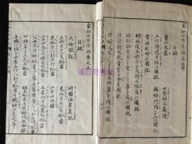 家居风水易学书 家相千百年眼 3册全 平泽白翁口授 吉凶家居风水 案例图解 书中版画较多,其中有茶室风水图及庭院图等,日本古易学