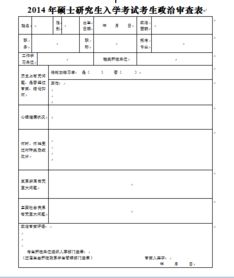 请问考研复试政审都政审什么,自己应该准备一些什么东西,而且政审是在什么时候开始,我今年考研 