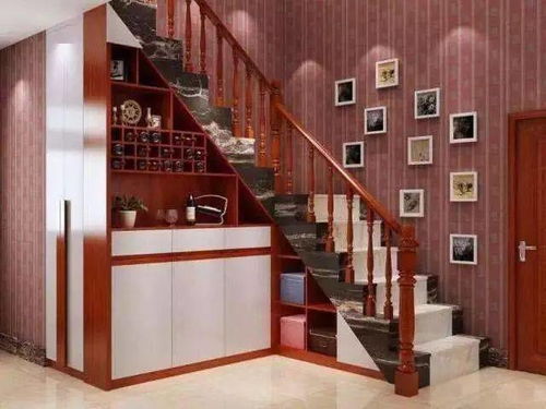 楼梯 柜子的设计才不浪费,家里有楼梯的不要再放过了