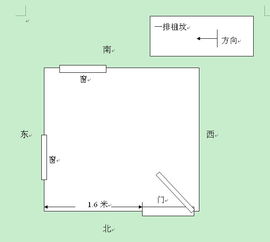 风水专家请进,请教卧室摆放方向 