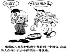 下列说法能体现漫画寓意的是 A.人们对客观事物本质的认识总是不同的 B.意识对人的生理活 