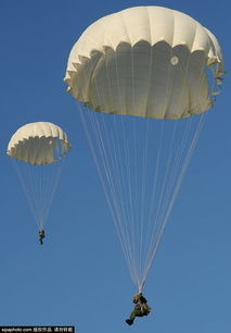 俄罗斯军校学生进行跳伞训练 展现年轻姿态 