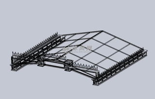 模块化的屋顶结构设计模型