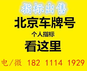 京牌租赁需要过户吗?京牌出租一年多少钱?