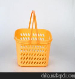 塑料篮子 菜篮子 澡篮子 篮子塑料 长方形手提篮子 2016