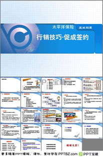 太平洋保险营销策略PPT模板下载