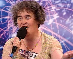 Talent Show singing sensation Susan Boyle 