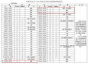 每日关注 东莞中 小学 大学2017年寒假放假时间表新鲜出炉