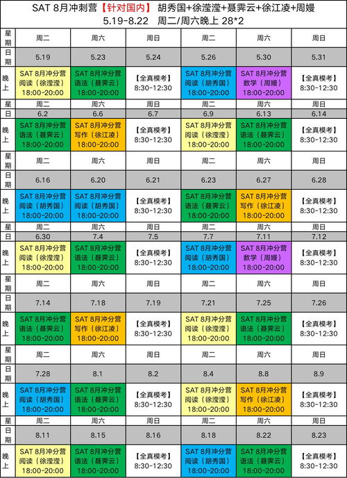 11月19年的sat2考试时间,SAT1和SAT2考试是在同一天吗