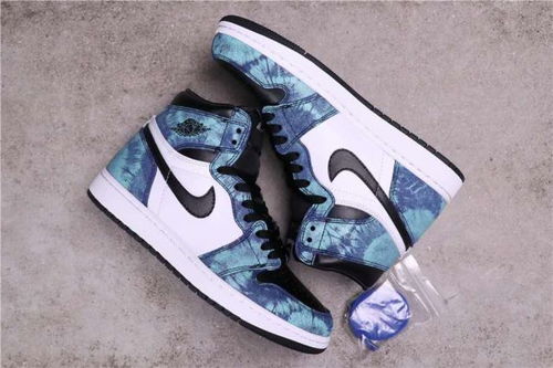 乔1Air Jordan 1 Tie Dye 扎染aj篮球鞋独一无二