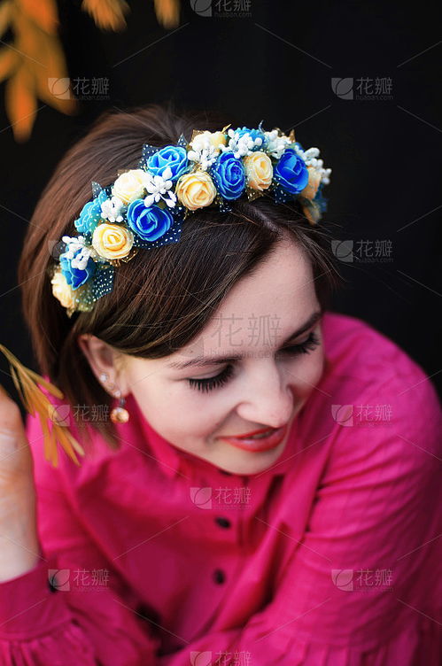 头发上插着花的漂亮姑娘 其他图片 