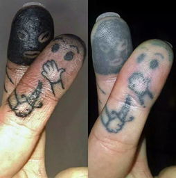 大型纹身会后悔 不如在手指上先试起来 