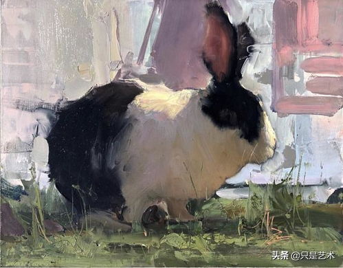 快来看看画里的兔子和小牛