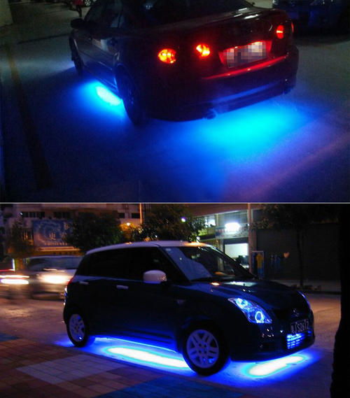 汽车改装led灯泡可以么,小汽车改装LED灯年检能过吗(卤素灯光线太弱了)?