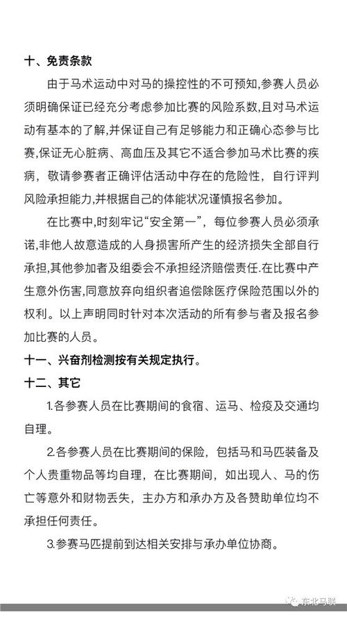 东北马联巡回赛第五站将作为辽宁省省运会马术项目开赛 