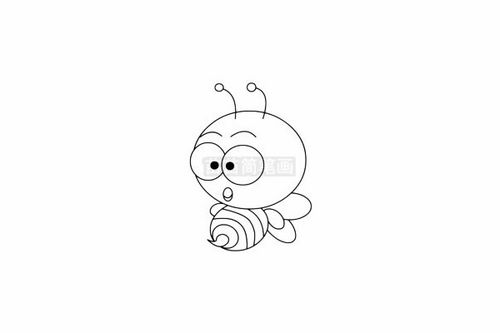蜜蜂简笔画图片大全 画法 