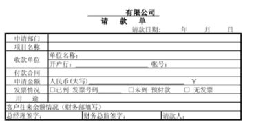 请款报告