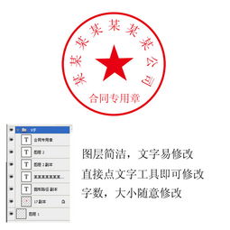 公司公章印章电子公章合同专用章财务章